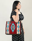 American Darling Saddle Blanket Genuine Leather Women Bag Western Handbag Purse