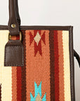 American Darling Saddle Blanket Genuine Leather Women Bag Western Handbag Purse