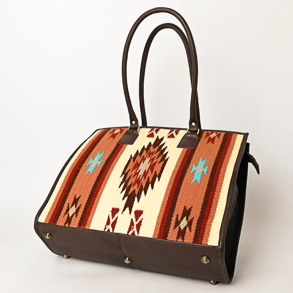 American Darling Saddle Blanket Genuine Leather Women Bag Western Handbag Purse