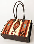 American Darling Saddle Blanket Genuine Leather Women Bag Western Handbag Purse