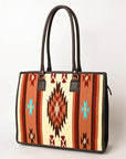 American Darling Saddle Blanket Genuine Leather Women Bag Western Handbag Purse