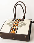 American Darling Saddle Blanket Genuine Leather Women Bag Western Handbag Purse