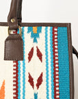 American Darling Saddle Blanket Genuine Leather Women Bag Western Handbag Purse