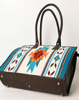 American Darling Saddle Blanket Genuine Leather Women Bag Western Handbag Purse