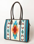 American Darling Saddle Blanket Genuine Leather Women Bag Western Handbag Purse