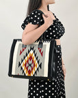 American Darling Saddle Blanket Genuine Leather Women Bag Western Handbag Purse