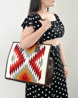 American Darling Saddle Blanket Genuine Leather Women Bag Western Handbag Purse
