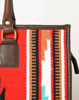 American Darling Saddle Blanket Genuine Leather Women Bag Western Handbag Purse