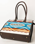 American Darling Saddle Blanket Genuine Leather Women Bag Western Handbag Purse