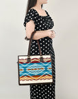 American Darling Saddle Blanket Genuine Leather Women Bag Western Handbag Purse