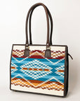 American Darling Saddle Blanket Genuine Leather Women Bag Western Handbag Purse
