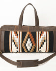 OHLAY OHA101A DUFFEL Upcycled Wool Genuine Leather women bag western handbag purse