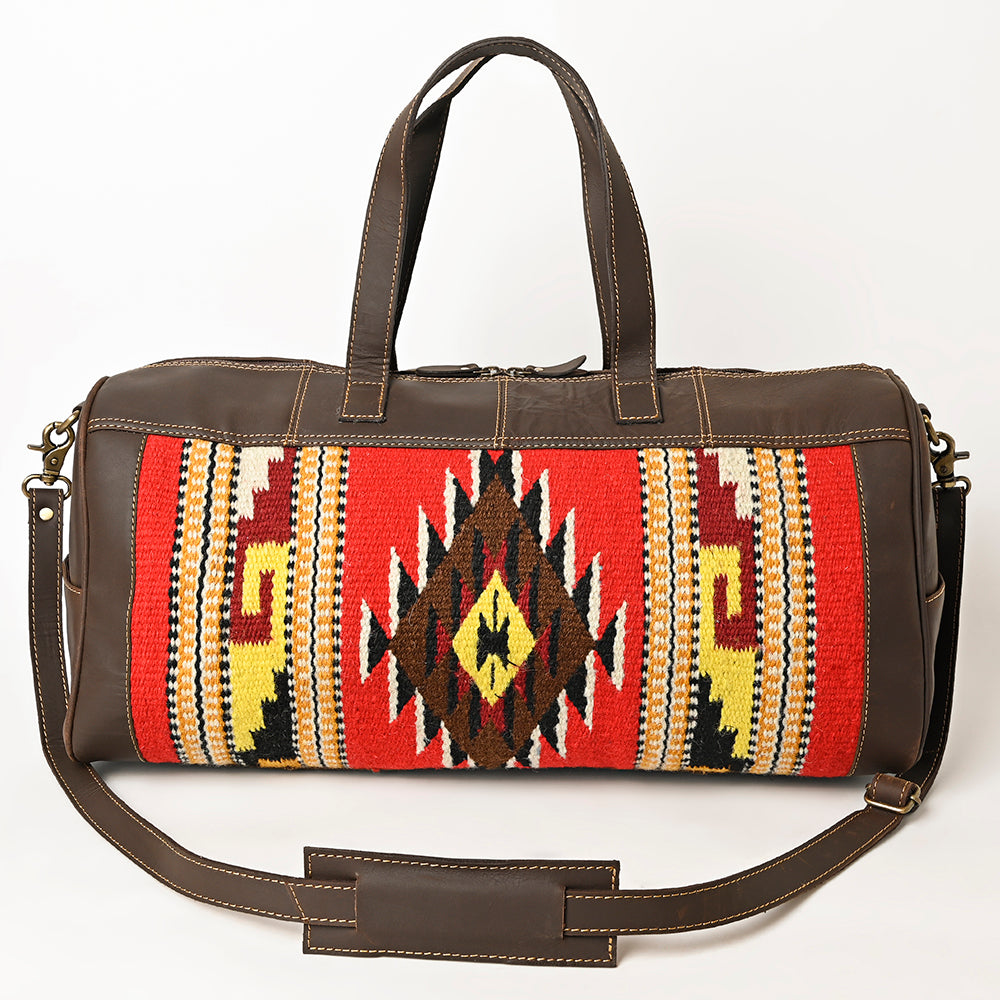 OHLAY OHA101E DUFFEL Upcycled Wool Genuine Leather women bag western handbag purse