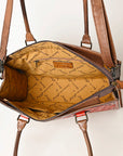 American Darling ADBG1317 Hand Tooled Genuine Leather Women Bag Western Handbag Purse