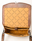 American Darling ADBG1318 Hand Tooled Genuine Leather Women Bag Western Handbag Purse
