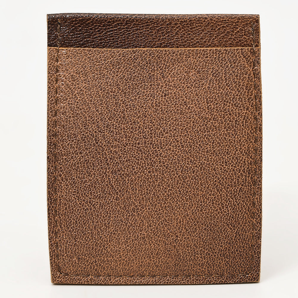 American Darling ADCCG103 Floral Western Hand Tooled Genuine Leather Women Card-Holder