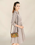 ADBGA469 American Darling Hand Tooled Genuine Leather Women Bag Western Handbag Purse