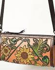 ADBGA469 American Darling Hand Tooled Genuine Leather Women Bag Western Handbag Purse