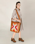 American Darling ADBGA478 Saddle Blanket Genuine Leather Women Bag Western Handbag Purse