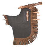 Hilason Bull Riding Chinks Adult Pro Rodeo Bronc Leather Brown