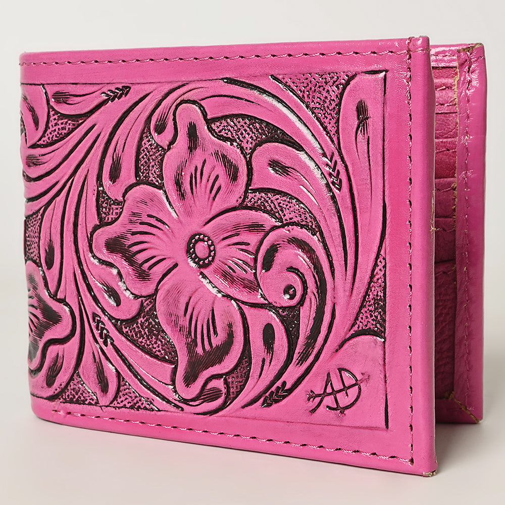 American Darling Wallet Hand Tooled Genuine Leather Women Bag Western Handbag Purse