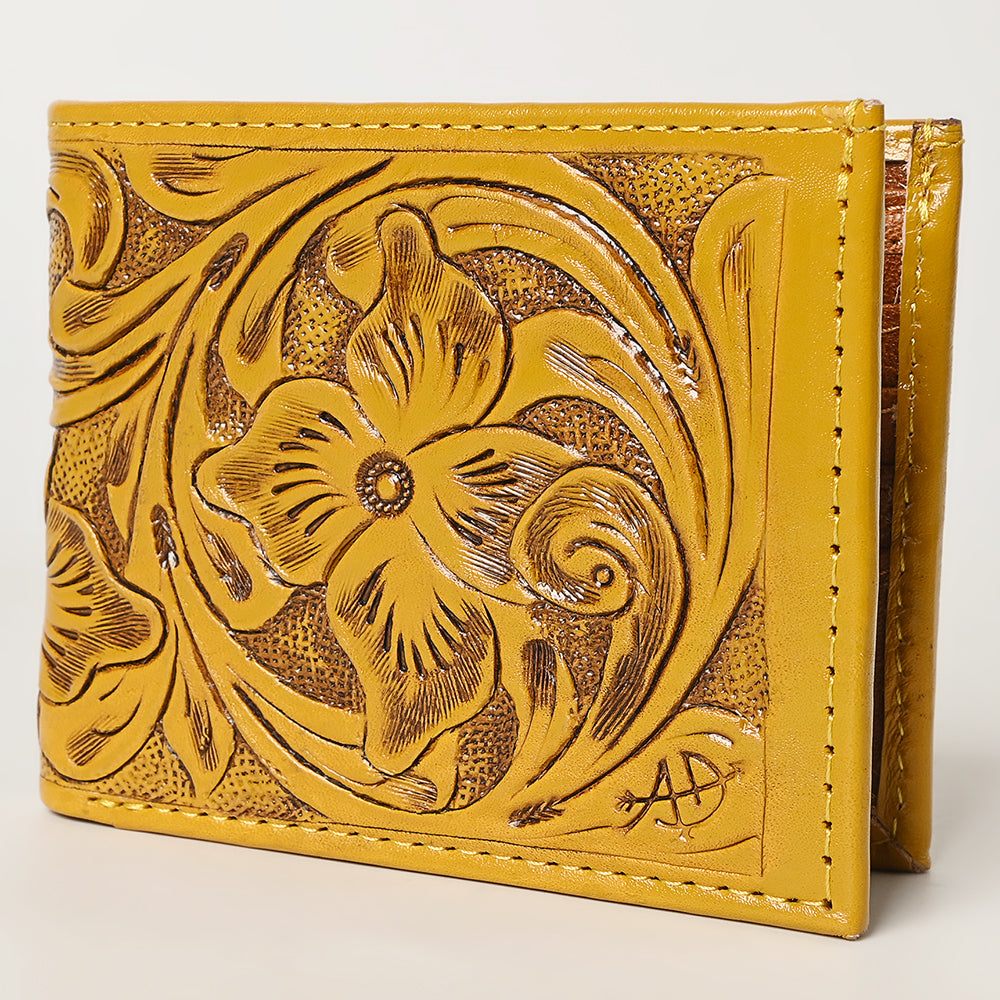 American Darling Wallet Hand Tooled Genuine Leather Women Bag Western Handbag Purse