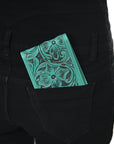 American Darling Wallet Hand Tooled Genuine Leather Women Bag Western Handbag Purse