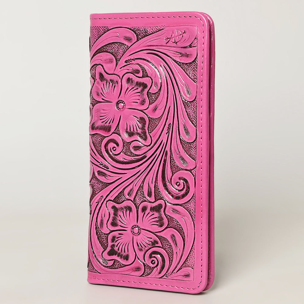 American Darling Wallet Hand Tooled Genuine Leather Women Bag Western Handbag Purse
