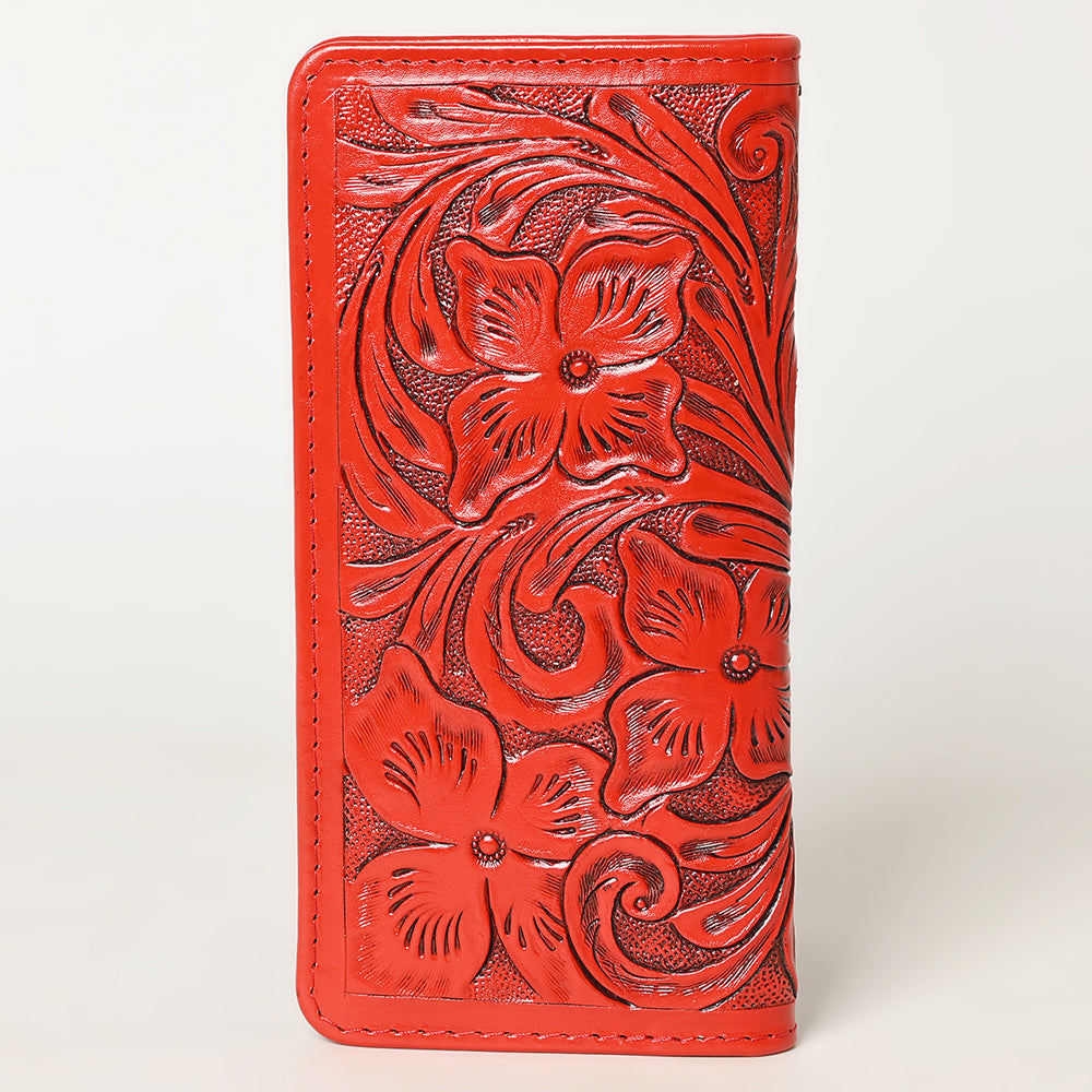 American Darling Wallet Hand Tooled Genuine Leather Women Bag Western Handbag Purse