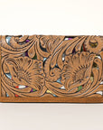 American Darling Wallet Hand Tooled Genuine Leather women bag western handbag purse
