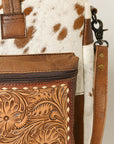 American Darling Briefcase Hair On Genuine Leather Women Bag Western Handbag Purse