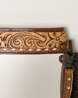 American Darling Clear Bag Hand Tooled Genuine Leather Women Bag Western Handbag Purse