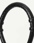 Comfytack Western Horse Genuine Rawhide core bosal Black