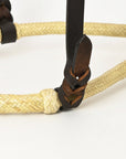 Hilason Western Horse Beautiful Noseband  Tack American Leather Rein with Bosal Set