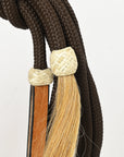 Hilason Western Horse Beautiful Noseband  Tack American Leather Rein with Bosal Set