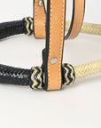 Hilason Western Horse Beautiful Noseband  Tack American Leather Rein with Bosal Set