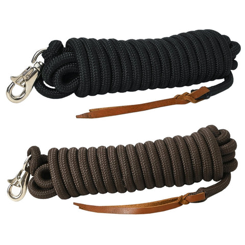 14 ft & 25 ft HILASON Western Tack Horse Genuine Nylon Reins Black & Brown