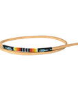 5 Ft Hilason Western Horse Beautiful Beaded Overlay American Leather Whip Tan