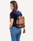 American Darling Bucket Hand Tooled Hair On Genuine Leather Women Bag Western Handbag Purse