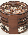 ADBGA491 American Darling Hand Tooled Hair On Genuine Leather Women Bag Western Handbag Purse