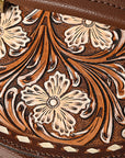 ADBGA491 American Darling Hand Tooled Hair On Genuine Leather Women Bag Western Handbag Purse