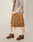 American Darling ADBGA503 Genuine Leather Women Bag Western Handbag Purse