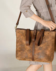 American Darling ADBGA505 Genuine Leather Women Bag Western Handbag Purse