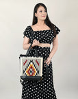 American Darling ADBGA485 Saddle Blanket Genuine Leather Women Bag Western Handbag Purse