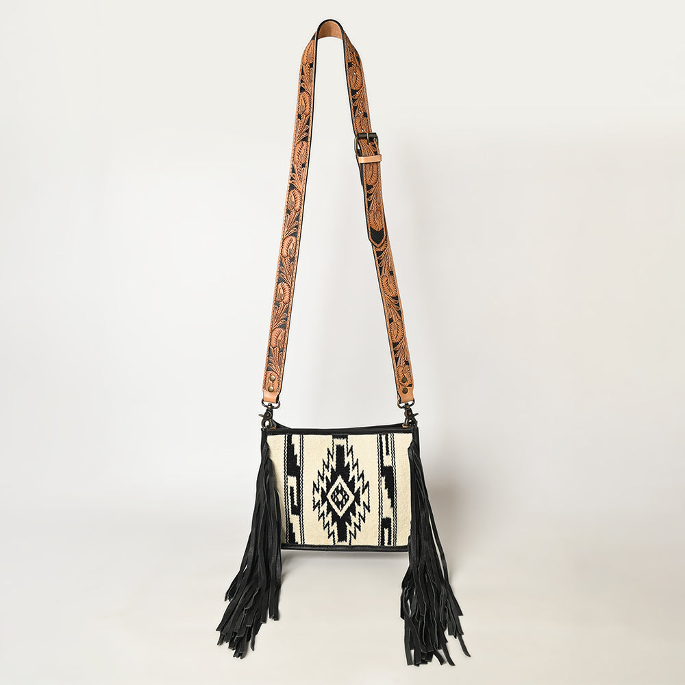 American Darling Messenger Hand Tooled Genuine Leather Women Bag Western Handbag Purse