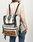 American Darling ADBG860D Backpack Hand Tooled Saddle Blanket Genuine Leather Women Bag Western Handbag Purse