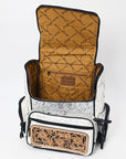 American Darling ADBG860D Backpack Hand Tooled Saddle Blanket Genuine Leather Women Bag Western Handbag Purse