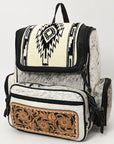American Darling ADBG860D Backpack Hand Tooled Saddle Blanket Genuine Leather Women Bag Western Handbag Purse