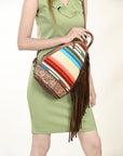 American Darling Sling Hair-On Genuine Leather women bag western handbag purse