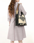 ADBG1390A American Darling Hand Tooled Saddle Blanket Genuine Leather Women Bag Western Handbag Purse